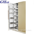 Pull-out kitchen fruit and vegetable storage cabinet